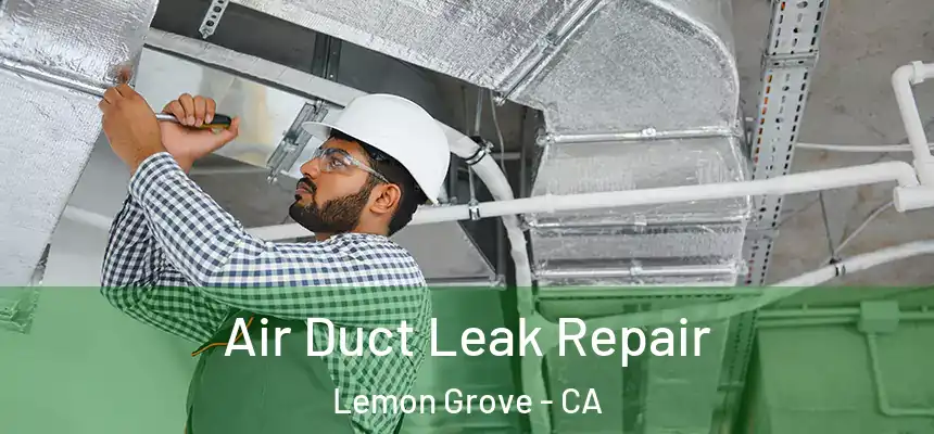 Air Duct Leak Repair Lemon Grove - CA