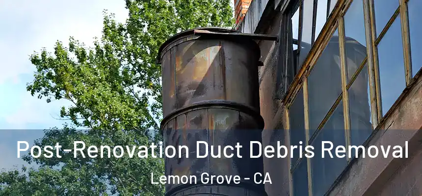 Post-Renovation Duct Debris Removal Lemon Grove - CA